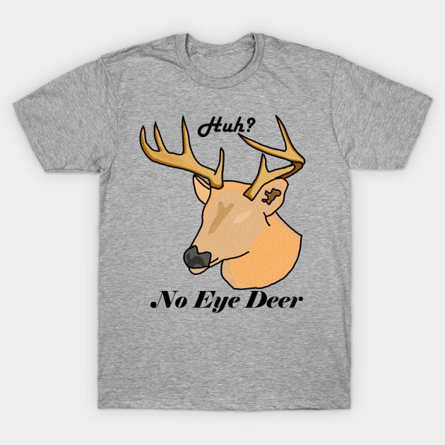 No Eye Deer T-Shirt by Monkey Punch